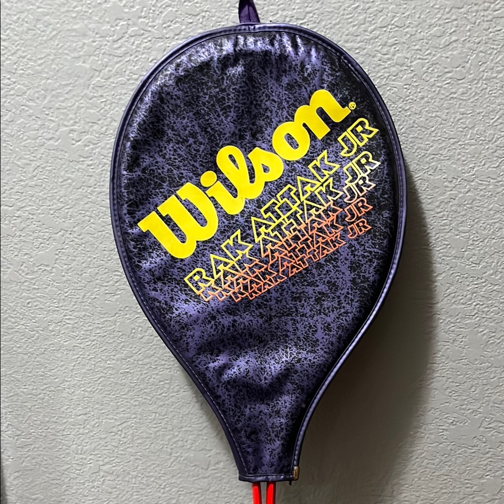 Wilson Rak Attak Jr Tennis Racket & Cover - Picture 1 of 16